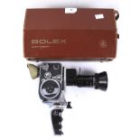 A Bolex Paillard zoom reflex P2 cine film camera.