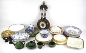 An assortment of ceramics, glass and other items.