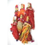 A collection of 20th century Indian puppets.