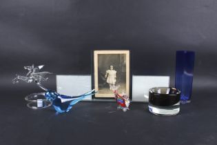 A group of 20th century glassware.