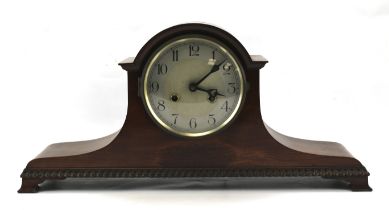A 20th century mahogany cased mantel clock.