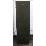 Large metal storage cabinet and a metal box.