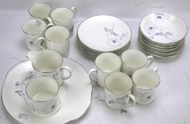 A Susie Cooper White Wedding pattern, eight setting tea/sandwich set.
