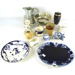 An assortment of ceramic items.