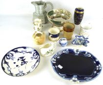 An assortment of ceramic items.