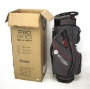 A Motorcaddy golf bag in original card box.