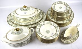 A Minton Henley pattern part dinner service.