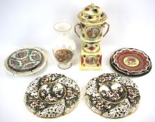 An assortment of mixed ceramics, mostly continental.