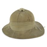 A vintage Helmets Ltd safari hat.