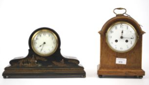 Two vintage clocks.