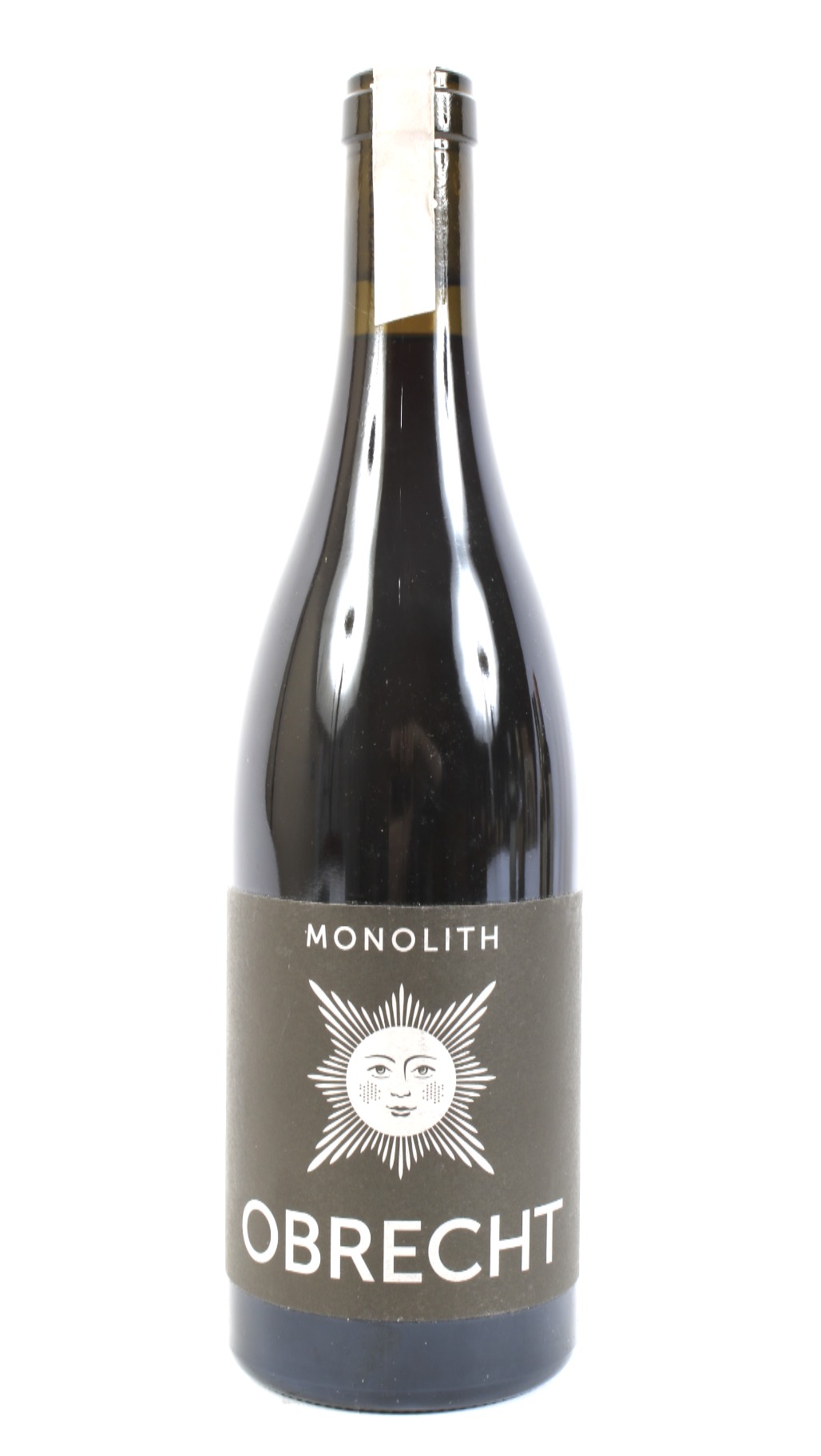 A bottle of Obrecht Monolith Pinot Noir. 2013, 75cl, 12.