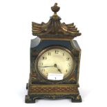 An early 20th century French Chinoiserie mantel clock.