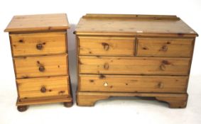 Two chests of drawers.