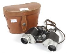 A cased set of Italian military binoculars by Fratelli Koristka.