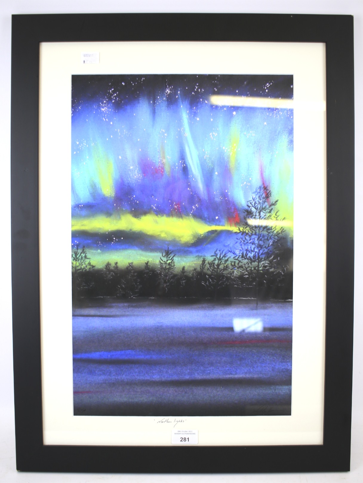A Nellie Hearn limited edition print titled 'Northern Lights'.