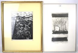 Two 20th century etchings.