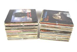 An extensive collection of vinyl records from the 1950s to 1980s.