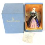 A limited edition Royal Doulton figure of Queens of the Realm 'Mary Queen of Scots'.