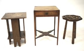 An assortment of three pieces of furniture.