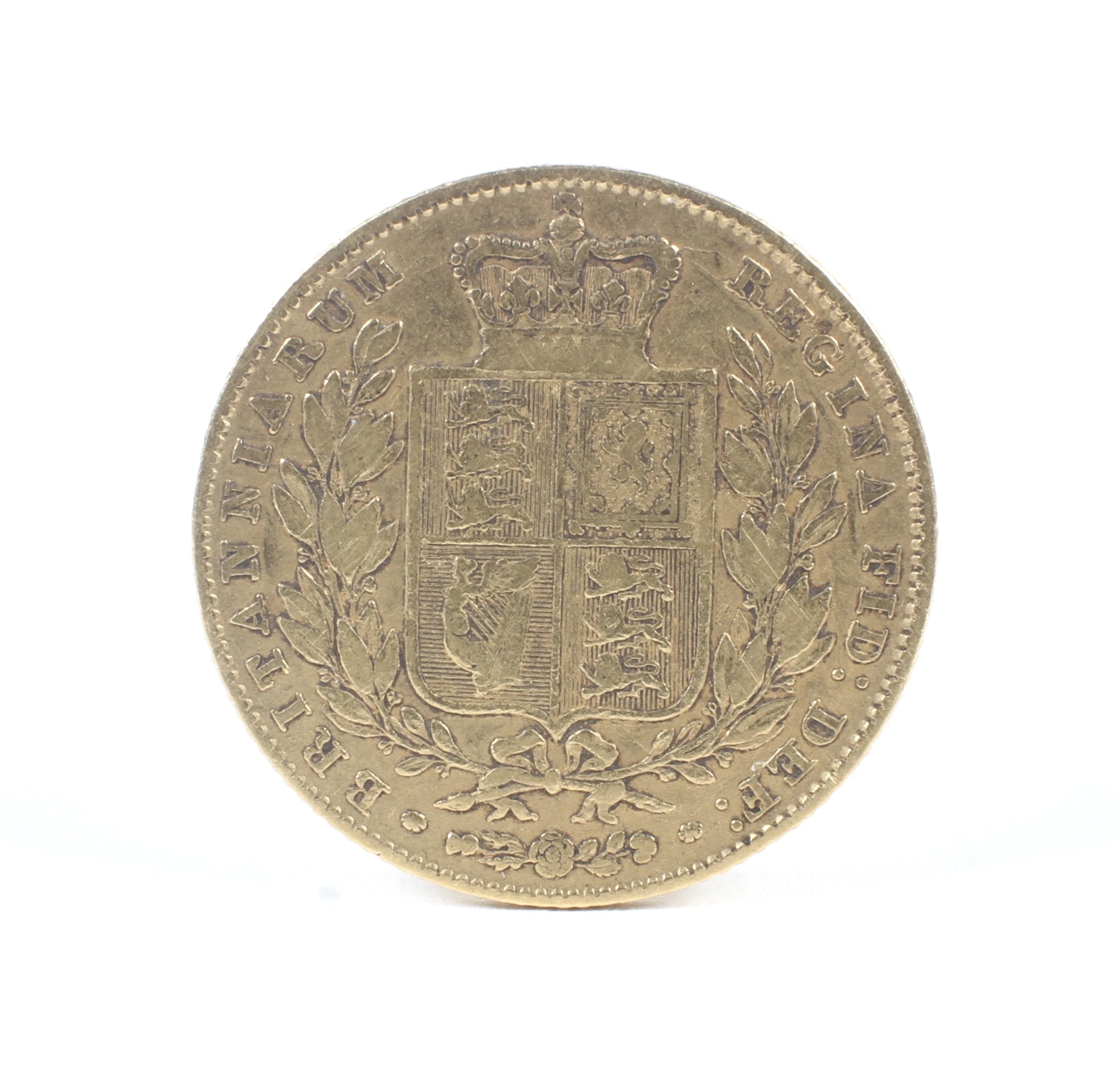 Victoria, sovereign, 1847, young head, shield back. - Image 2 of 2