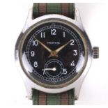 A Moeris military issue 'ATP' wristwatch.
