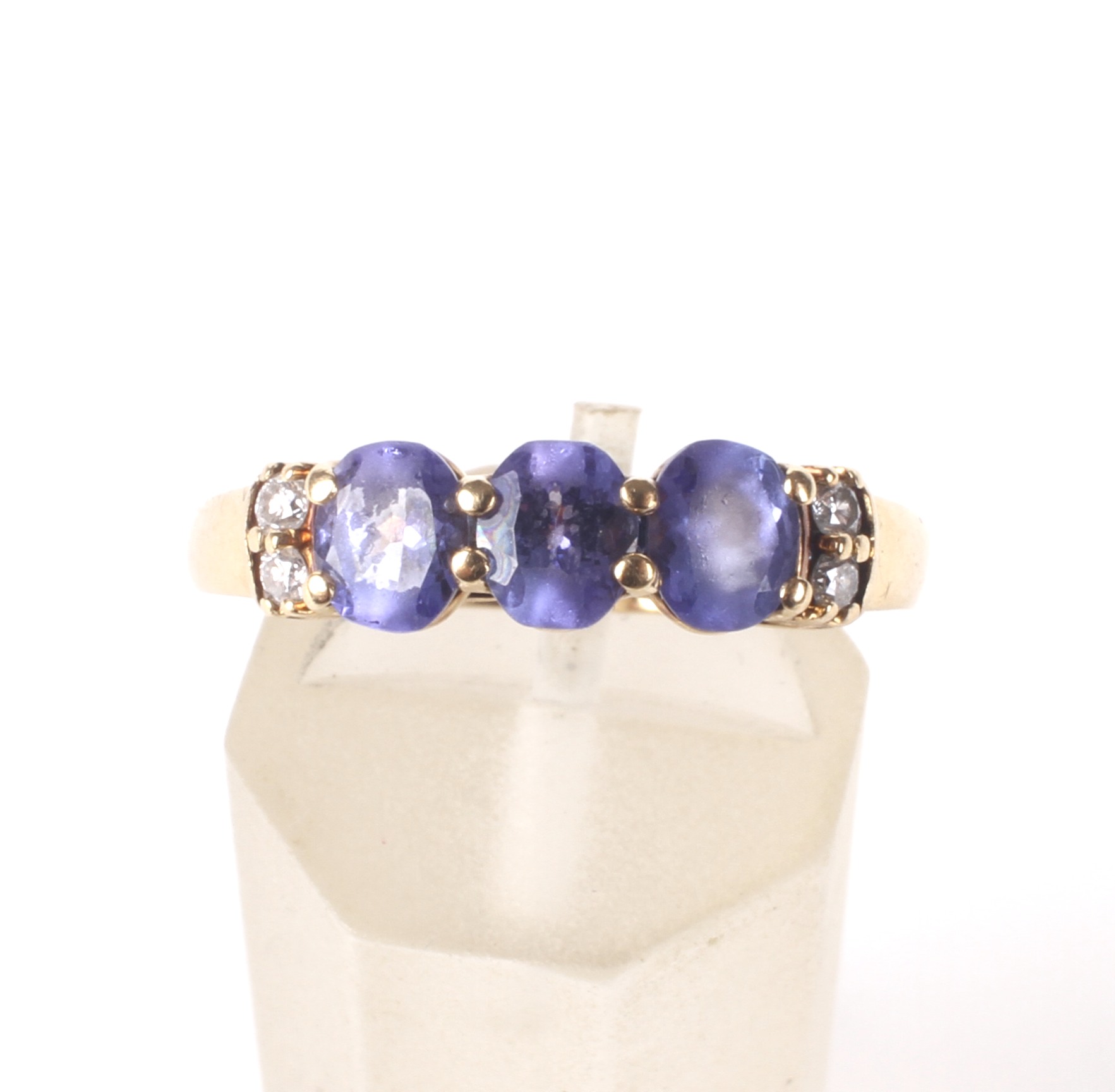 Iliana, an 18ct gold, iolite and diamond dress ring. - Image 2 of 4