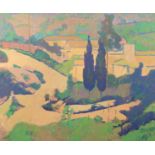 Colin Hayes (1919-2003), Continental Landscape, oil on canvas, signed lower left. 75cm x 62cm exc.