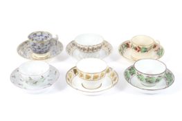 Six English early 19th century pottery and porcelains.