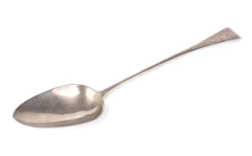 A Georgian silver spoon.