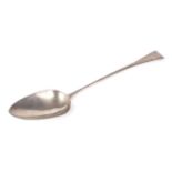 A Georgian silver spoon.