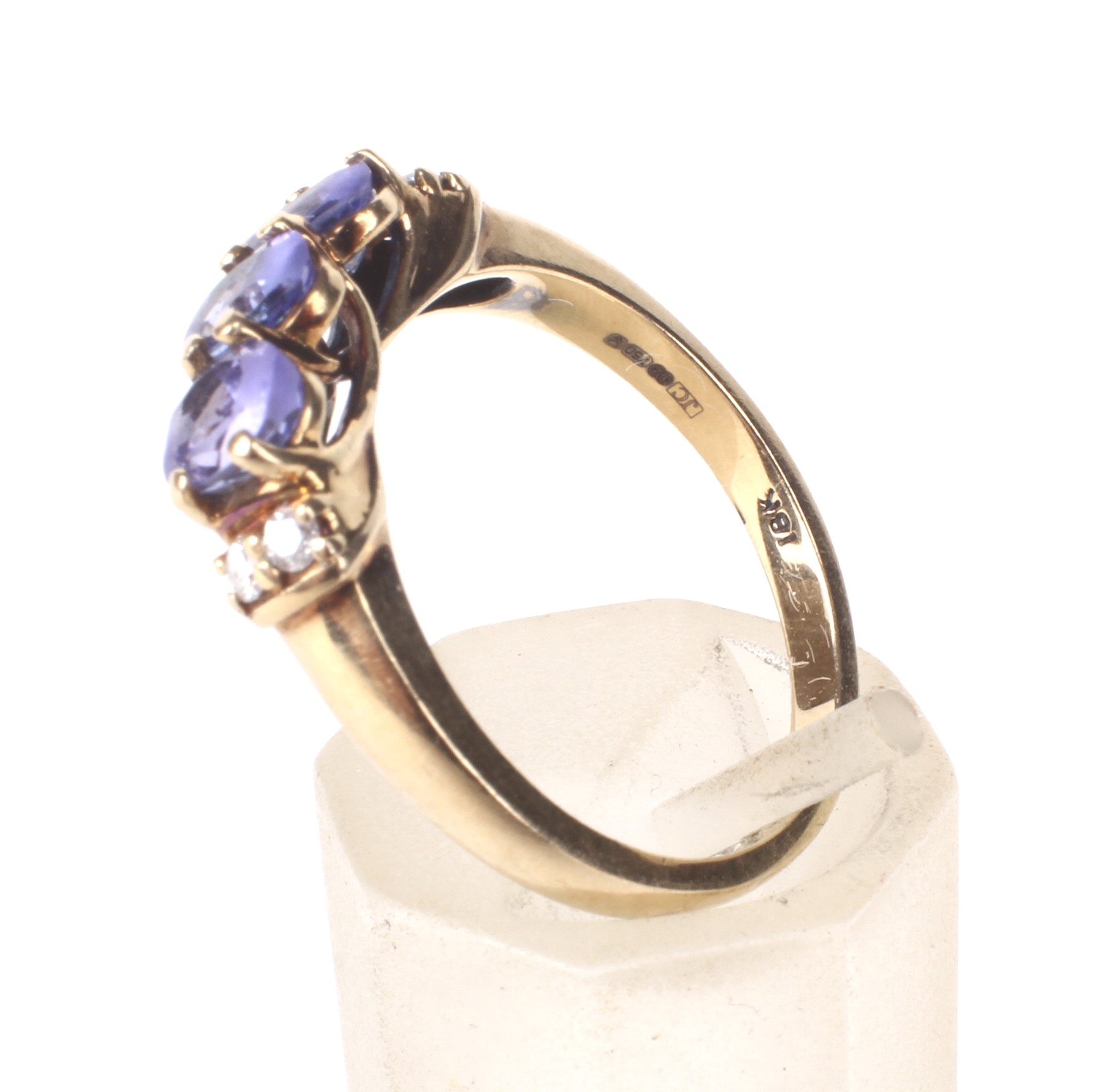 Iliana, an 18ct gold, iolite and diamond dress ring. - Image 4 of 4