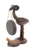 An YZ (Henry Howell & Co) nut bird dinner gong, possibly for Alfred Dunhill & co.