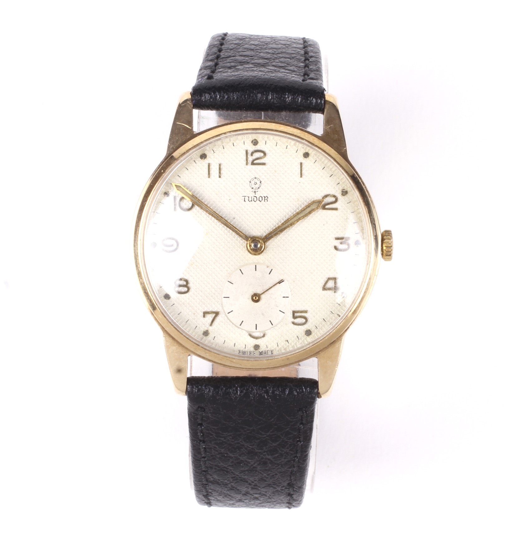 A 1950s 9ct gold cased manual wind Tudor wristwatch. - Image 2 of 5