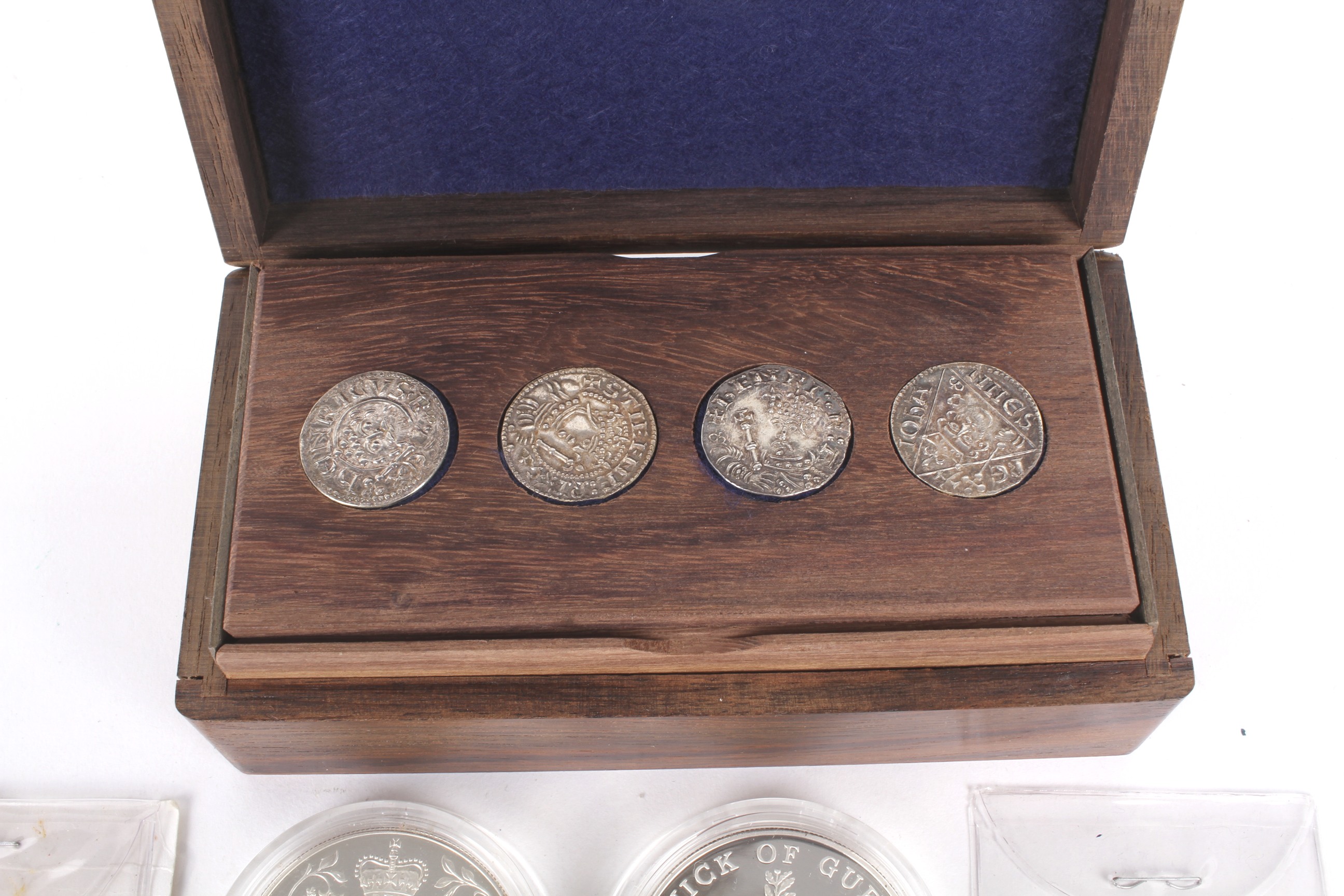 A group of eleven silver coins. - Image 2 of 2
