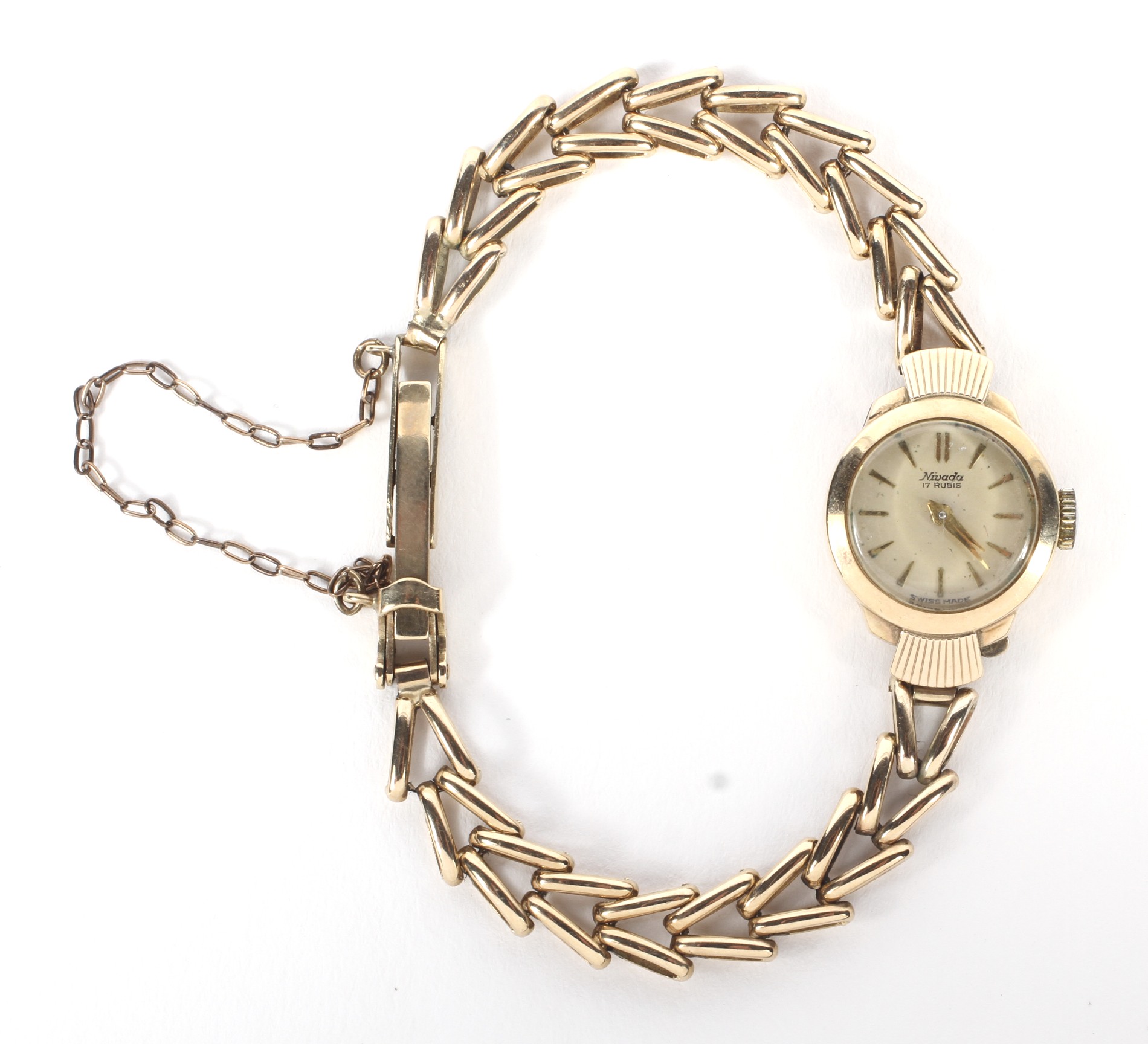 A vintage ladies 9ct gold Nivado wristwatch. - Image 2 of 4