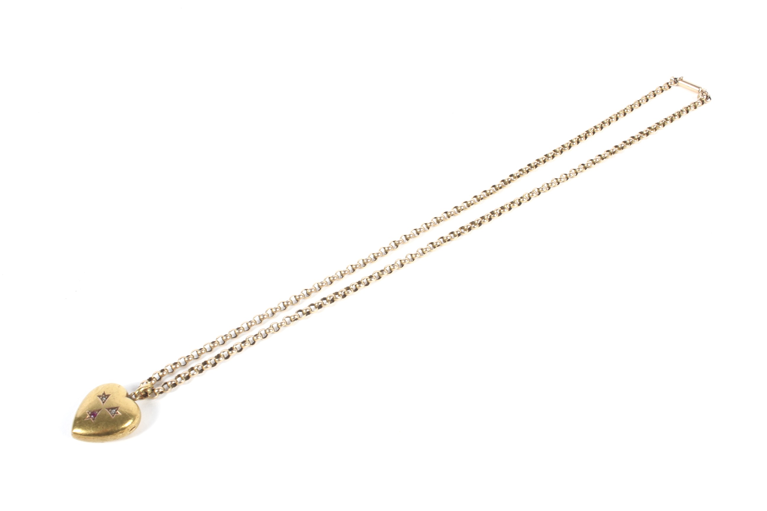 A 9ct gold chain link necklace weight 10 grams, - Image 2 of 2