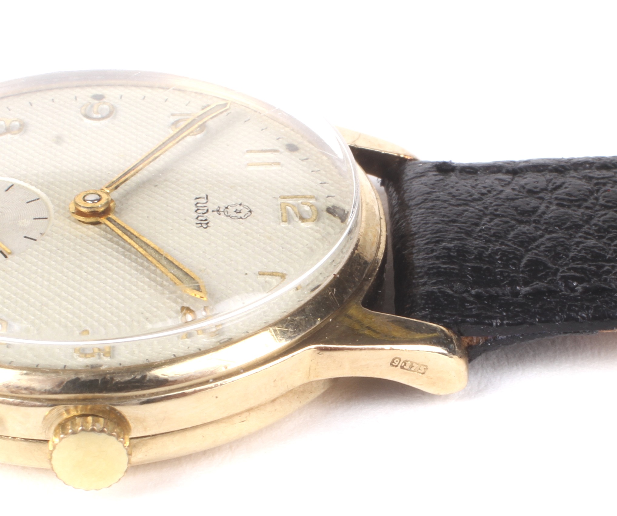 A 1950s 9ct gold cased manual wind Tudor wristwatch. - Image 5 of 5