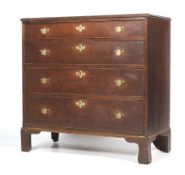 A 19th century Oak chest of drawers.