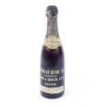 Wine of Devon, 1929, an early bottle of Devonshire cider by Carr and Quick Limited.