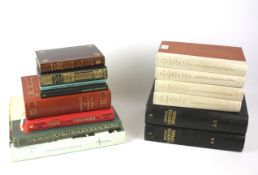 Collection of books, including Folio Society editions.