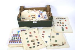 A collection of 20th century stamps.