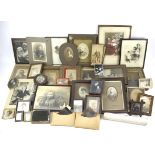 A quantity of assorted photo frames and similar.
