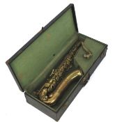 A Buescher saxophone for spares or repairs.