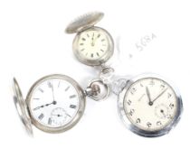 Three pocket watches.