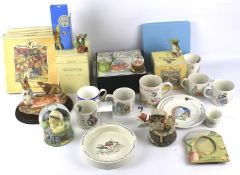 A large assortment of ceramics.