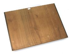 A wood desk top draughtsman's/illustrator's board, 77cm x 57cm.