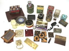 An assortment of collectables.