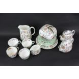 A collection of Minton Haddon Hall ceramics.