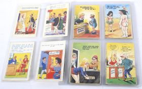 A collection of over seventy vintage postcards.