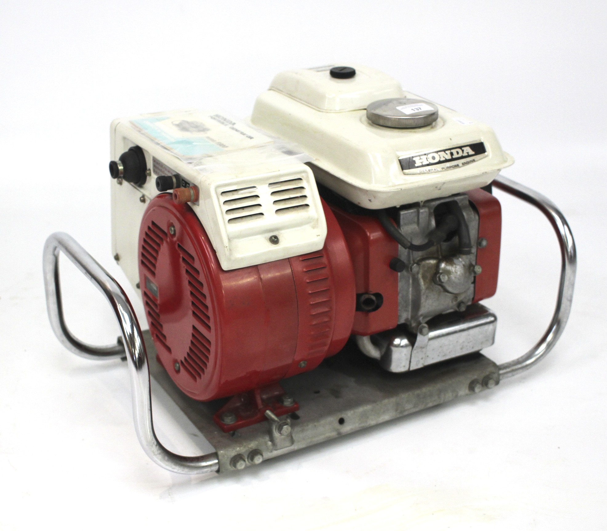 A Honda E800 petrol generator.